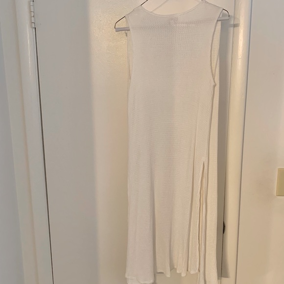 Lularoe Joy longline vest layering piece, Ivory, XS - Picture 2 of 5